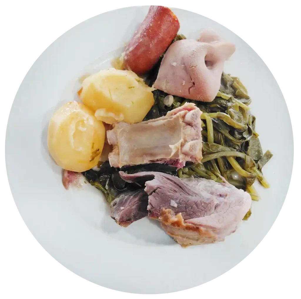 menu dia cocido milladoiro